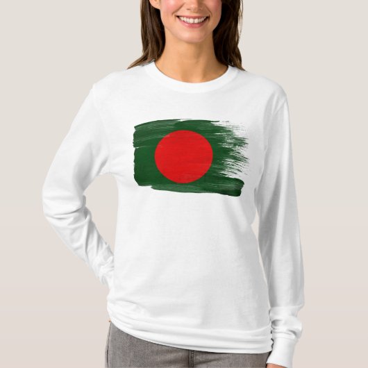 Bangladesch-Flagge T-Shirt (Vorderseite)