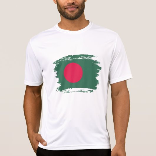 Bangladesch-Flagge T-Shirt (Vorderseite)