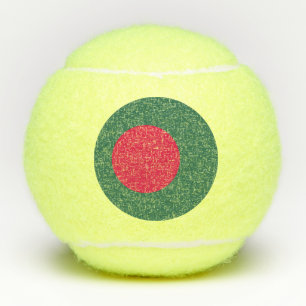 Bangladesch-Flagge Tennisbälle