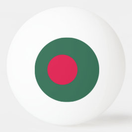 Bangladesch-Flagge Tischtennisball