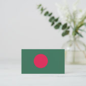 Bangladesch-Flagge Visitenkarte (Stehend Vorderseite)