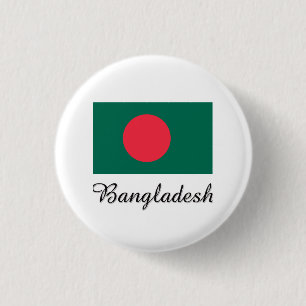 Bangladesch-Flaggen-Entwurf Button