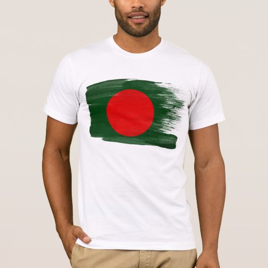 Bangladesch-Flaggen-T - Shirt (Vorderseite)