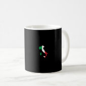 Bangladesch Italien Flagge Bangladesch Italienisch Kaffeetasse (VorderseiteRechts)
