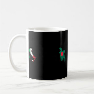 Bangladesch Italien Flagge Bangladesch Italienisch Kaffeetasse