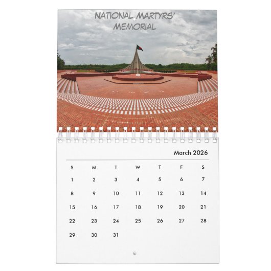 Bangladesch Kalender (Mär 2026)