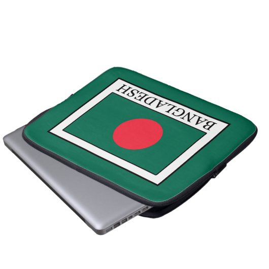 Bangladesch Laptopschutzhülle (Vorne Knopf)