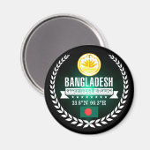 Bangladesch Magnet (Vorderseite/Rückseite)