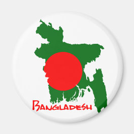 Bangladesch Map Magnet
