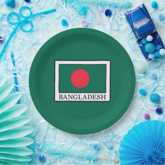 Bangladesch Pappteller (Party)