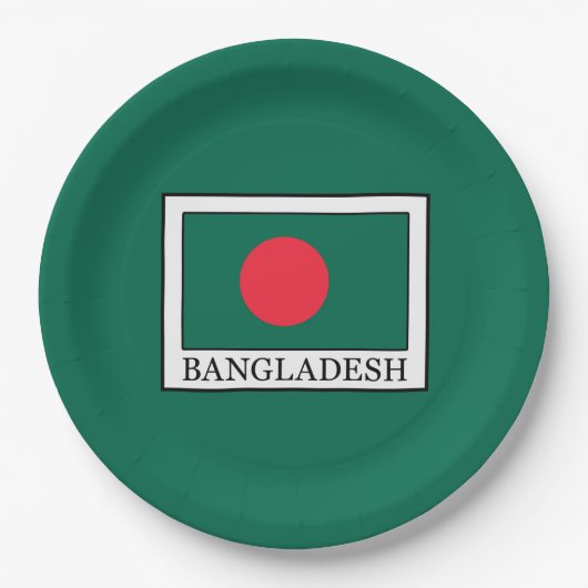 Bangladesch Pappteller (Vorderseite)