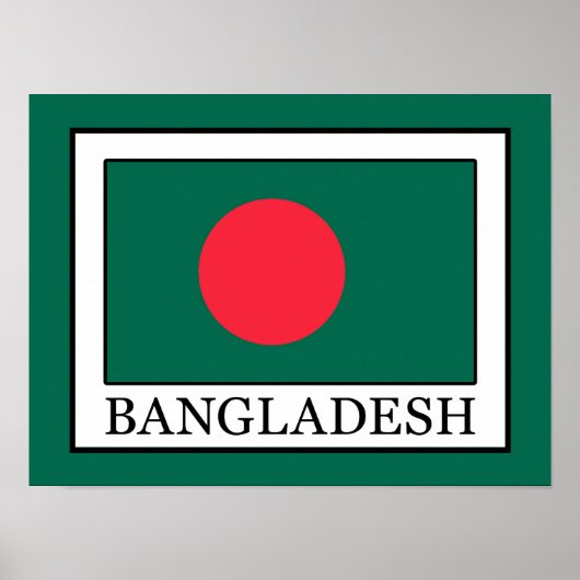 Bangladesch Poster (Vorne)