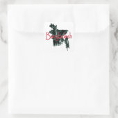 Bangladesch Quadratischer Aufkleber (Tasche)