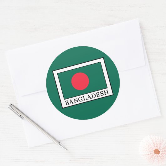Bangladesch Runder Aufkleber (Umschlag)