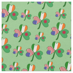Bangladesch Shamrock-Flagge Stoff