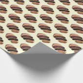 Bangladesch und Mash UK Food Sausage Kartoffeln Geschenkpapier (Ecke)