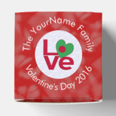 Bangladeschische Flagge Herzenrot-LIEBE Geschenkschachtel (Oben)