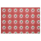Bangladeschische Flagge Herzenrot-LIEBE Stoff (Fat Quarter (45,7 x 55,9 cm))