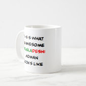 Bangladeschische Frau, großartig Kaffeetasse (Vorderseite Links)