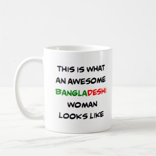 Bangladeschische Frau, großartig Kaffeetasse (Links)