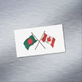 Bangladesh & Canada Flag Magnet – Cultural Pride (Beispiel)