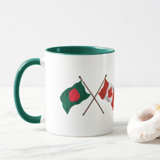 Bangladesh & Canada Flag Mug – Cultural Pride Gift Tasse
