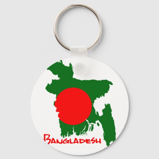 Bangladesh Map / Bangladesch Karte Schlüsselanhänger (Vorderseite)