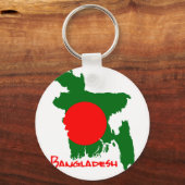 Bangladesh Map / Bangladesch Karte Schlüsselanhänger (Vorderseite)