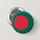 BANGLADESH PIN BACK BADGE 58MM BUTTON (Vorne & Hinten)