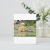 Bangladesh rice boat / Bangladesch-Reisboot Postkarte (Stehend Vorderseite)