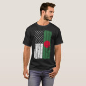 Bangladeshi American Flag T Shirt - Bangladesch US (Vorne ganz)