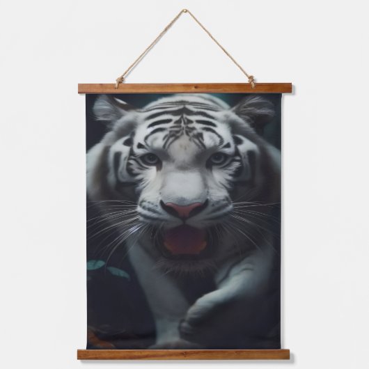 Bangle Kitty Tapestry Wandteppich Mit Holzrahmen (Vorderseite)