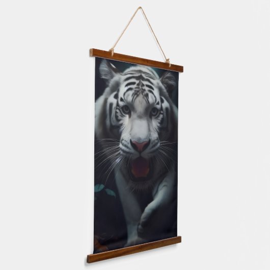 Bangle Kitty Tapestry Wandteppich Mit Holzrahmen (Gewinkelt)