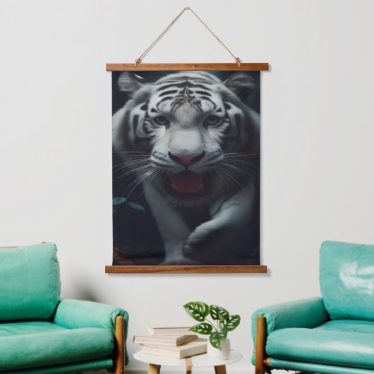 Bangle Kitty Tapestry Wandteppich Mit Holzrahmen (Wohnzimmer)