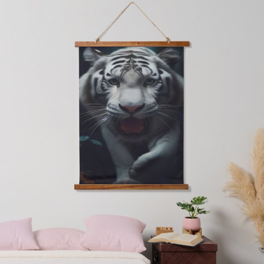 Bangle Kitty Tapestry Wandteppich Mit Holzrahmen (Schlafzimmer)