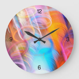 "Bangles To The Future" Clock Große Wanduhr