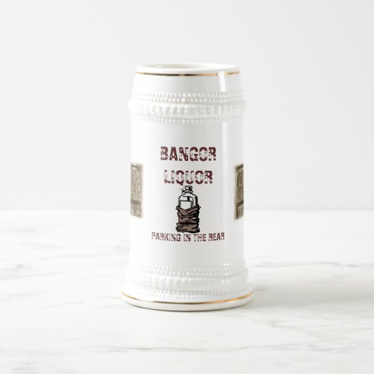 BANGOR-ALKOHOL STEIN BIERGLAS (Mittel)
