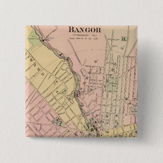 Bangor, Brauer, Maine Button (Vorderseite)