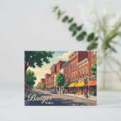 Bangor Main Street USA Postkarte (Stehend Vorderseite)