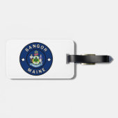 Bangor Maine Gepäckanhänger (Rückseite horizontal)