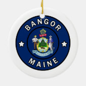 Bangor Maine Keramik Ornament (Hinten)