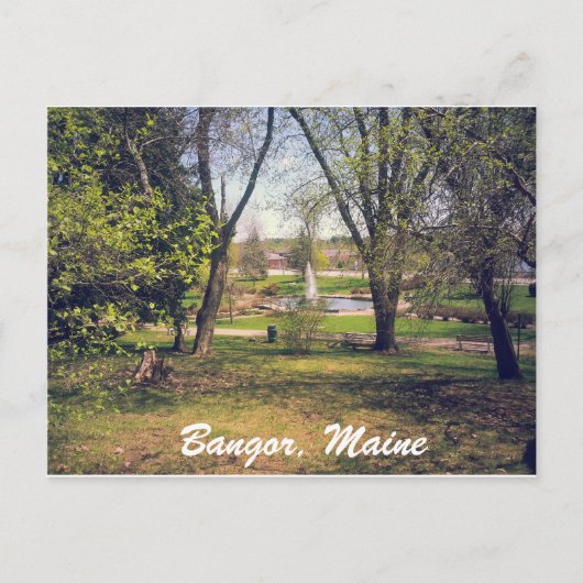 Bangor Maine Post Card Postkarte (Vorderseite)