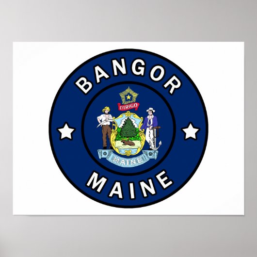 Bangor Maine Poster (Vorne)
