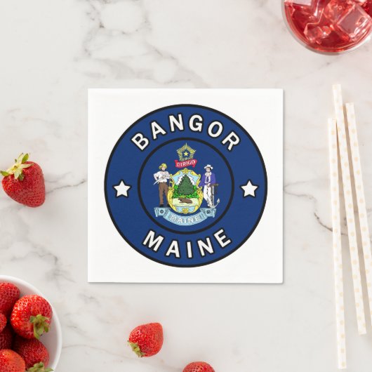 Bangor Maine Serviette (Beispiel)