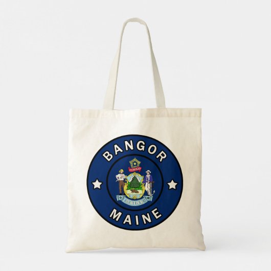 Bangor Maine Tragetasche (Rückseite)