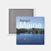 Bangor Maine Travel Souvenir Kühlschrankmagnet (Vorderseite/Rückseite)