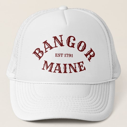 Bangor, Maine Truckerkappe (Vorderseite)