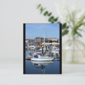 Bangor Marina Postkarte (Stehend Vorderseite)