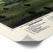 Bangor, ME Panorama Karte - 1875 Poster (Ecke)