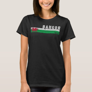 Bangor Wales Heritage Coastal Charme Souvenir T-Shirt